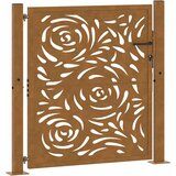  Vrtna vrata 100x100 cm Otporni čelik Dizajn plamena | Eponuda.ba