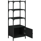 vidaXL Regal za knjige 3 razine crni 41x30x109 5 cm konstruirano drvo | shoptok.hr