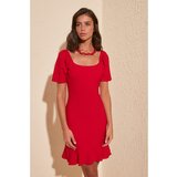 Trendyol Ženska haljina TWOSS20EL0399 smeđa Crveno cene
