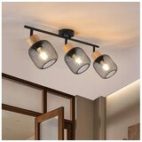  Brilagi - Spot svetiljka BASKLITE 3xE27/15W/230V drvo/crna | Eponuda.com