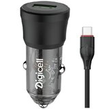  Digicell Transparent Car Charger Set Type-C QC 3.0 18W auto punjač | Eponuda.ba