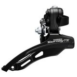 Shimano menjač prednji tourney tz fd-tz500-ds6, triple (friction), za 6/7 brzina, down swing, down pull, band type 28.6mm, cs angl