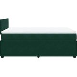  Krevet box spring s madracem tamnozeleni 120x190 cm baršunasti | shoptok.hr