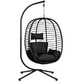  Viseća stolica - crna | shoptok.hr
