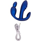 Tracy&#039;s Dog dvofazni vibrator z daljinskim upravljalnikom (moder) | Shoptok.si