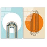 WALLXPERT dekorativna slika od kaljenog stakla (2 komada) uv 938 45 x 65 | ePonuda.com