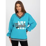 ex moda Sweatshirt-EM-BL-754.42P-blue | Shoptok.si
