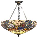 Endon 111887 - Luster na lancu Tiffany SULLIVAN 3xE27/10W/230V prečnik 57 cm | Eponuda.com