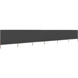 vidaXL 6-panelni vetrobran tkanina 800x80 cm siv Cene