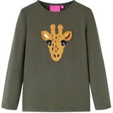  Dječja majica dugih rukava kaki 104 | shoptok.hr