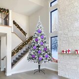 vidaXL Set božičnih okraskov 4 pcs Lila | Shoptok.si