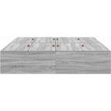 Krevet s ladicama Siva Sonoma 160 x 200 cm Konstruirano drvo | Eponuda.ba