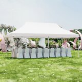  Pop-up šator, sklopivi događajni šator s torbom za prenošenje, dim. 3x6 cm - bijel | shoptok.hr