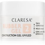 Claresa Rubber Gel Construction Gel UV/LED gel lak za podaljševanje nohtov odtenek 02 45 g | Shoptok.si