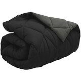  Zimska posteljnina Črna in anthracit 220 x 140 cm Mikrovlakna, (5000147500) | Shoptok.si