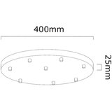Open Design OR85327 - Luster na sajli ERO 8xG9/8W/230V sjajni hrom | Eponuda.com