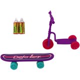  Lutke za igru Lucy sa romobilom i skateboardom - ljubičasta | shoptok.hr