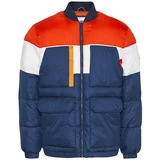 Tommy Jeans Prijelazna jakna tamno plava / svijetlonarančasta / svijetlocrvena / bijela