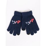 Yoclub Kids's Gloves RED-0108C-AA5E-001 Navy Blue Cene'.'