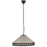 Endon 111961 - Luster na lancu Tiffany FARGO 3xE27/10W/230V, prečnik 50 cm | Eponuda.com