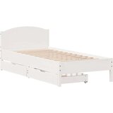 vidaXL Okvir kreveta bez madraca bijeli 100x200 cm konstruirano drvo | shoptok.hr
