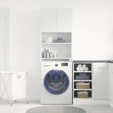  Ormar za perilicu bijeli 64x24x190 cm izrađeno drvo | shoptok.hr