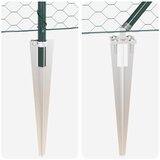 Heksagonalna ograda s stubom 25 x 1 m Čelik premazan PVC-om | shoptok.hr