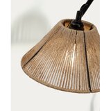 Kave Home Crna/u prirodnoj boji zidna lampa Pontos – | shoptok.hr