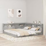  Skladišno uzglavlje Beton siva 180 cm Konstruirano drvo | shoptok.hr
