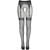Cottelli Legwear - efekt fiksiranja bedara, otvorene tajice - crne (SL) | shoptok.hr