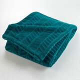 Douceur d intérieur Modrozeleno pregrinjalo iz mikroflanele 180x220 cm Arya – | Shoptok.si