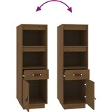  Visoka komoda boja meda 34 x 40 x 108,5 cm od masivne borovine | shoptok.hr