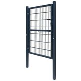 vidaXL 2D vrata za ogradu (jednostruka) antracit siva 106 x 210 cm | shoptok.hr