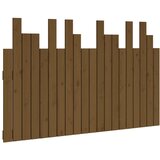  Uzglavlje za krevet boja meda 127,5x3x80 cm masivna borovina | shoptok.hr