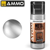 AMMO by MIG Jimenez atom metallic silver (metallic srebrna boja) | Eponuda.com
