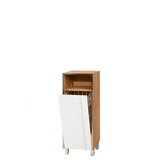 Ceramica lux Ormarić za kupatilo sa korpom Tara Hrast, 40x107 | Eponuda.com