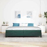  Boxspring krevet s madracem Tamnozelena 200 x 210 cm Baršun | shoptok.hr
