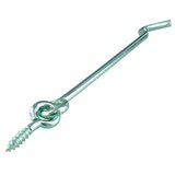 STABILIT Klinasti kavelj z ušesom (Dolžina: 80 mm, Pocinkano, Jeklo, 4 kos) | Shoptok.si