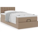  Otomanski krevet s madracem cappuccina 90x190cm umjetna koža | shoptok.hr