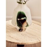 Premier Housewares Rjava/v svetli naravni barvi okrogla klubska mizica z marmorno mizno ploščo ø 60 cm Palermo – | Shoptok.si