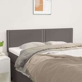 Uzglavlja 2 kom siva 72 x 5 x 78/88 cm od umjetne kože | shoptok.hr