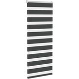  Zavjesa zebra crna 60x100 cm širina tkanine 55,9 cm poliester | Eponuda.com