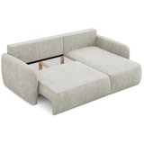 Makamii Krem sklopiva/s prostorom za odlaganje kutna garnitura od šenila (s desnim kutom/s ležaljkom) Lilo – | shoptok.hr