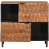  Kreveta Finš acacije smeđa 80 x 33 x 75 cm Čvrsto drvo manga | Eponuda.ba