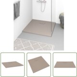 The Living Store Kad za tuš SMC rjava 90x80 cm - Kad Za Tuš, (21738214) | Shoptok.si