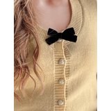 DStreet Sweter damskie krótki one size z kokardką LAMURE beżowy | Shoptok.si