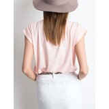 BASIC Feel Good T-shirt-RV-TS-4833.90P-light pink | Shoptok.si