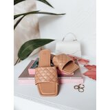 DStreet Klapki damskie SATELIVA beżowe | shoptok.hr