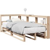 vidaXL Krevet s regalom za knjige bez madraca 100 x 200 cm od borovine | shoptok.hr
