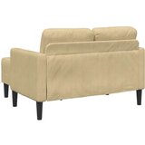 SOFA 2-sedežni kavč z ležiščem v obliki črke L svetlo zelena siva | Shoptok.si